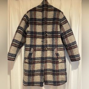 Isabel Marant Plaid Print Coat